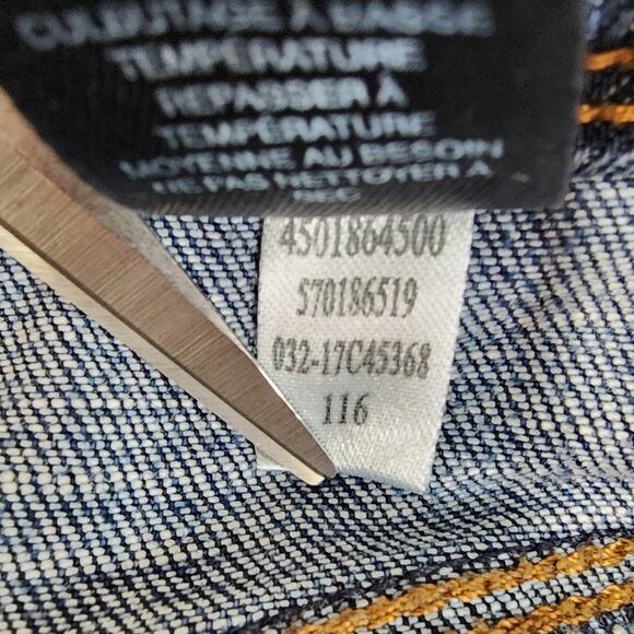 Chico's Jeans Womens 00 XS/2 Blue So Slimming Girlfriend Slim Leg Crop Stretch - Picture 8 of 13